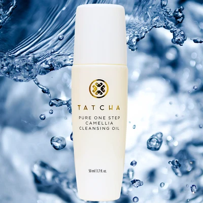 1.7 Ounces of The Camellia Cleansing Oil Makeup Remover & Cleanser by Tatcha - Image 1 of 2