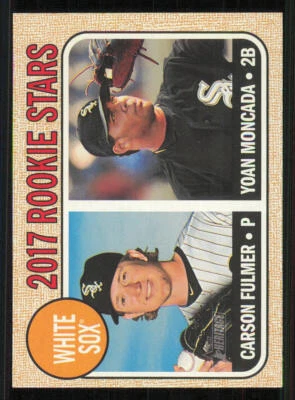 2017 Topps Heritage #117A Carson Fulmer RC/Yoan Moncada RC - Image 1 of 2