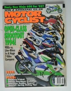 June 1994 Kawasaki Competition Kawasaki Ninja 600 ZX-9R Harley CYCLIST ENGINE - Picture 1 of 2