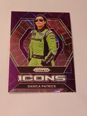2022 Panini Prizm Racing Danica Patrick Purple Velocity 135/199 - Image 1 of 2