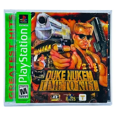 Duke Nukem: Time to Kill (Sony PlayStation 1, 2001) PS1 CIB Complete Tested Game - Image 1 of 4