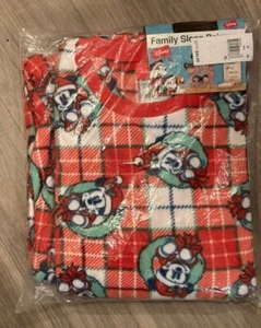 Disney Boys Mickey Mouse Plaid PJ Set Family Sleep Pajamas Christmas - Picture 1 of 6
