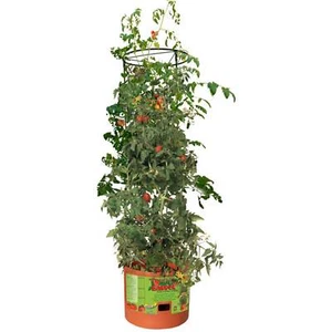 Hydrofarm GCTB Tomato Barrel Pot Garden Planting 4 Foot Trellis System (2 Pack) - Picture 1 of 4