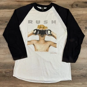 1985 VTG RUSH Power Windows Concert Tour Shirt Raglan Baseball band tee - Picture 1 of 9