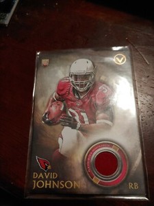 2015 topps valor rookie relic david johnson patch card