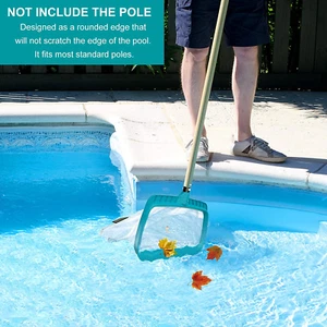 Professional Pool Skimmer Net, Heavy Duty Swimming Leaf Rake Cleaning Tool wi... - Picture 1 of 1