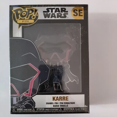 Funko Pop! Star Wars Karre Enamel Pin w/ Removable Stand - SE - Disney - NEW - Image 1 of 3