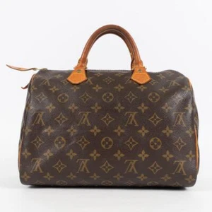 LOUIS VUITTON Monogram Speedy 30 Hand Bag M41526 LV Auth 03A044976411 - Picture 1 of 20