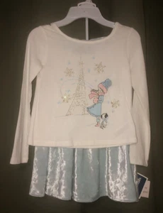 NEW w/tags - Girls 2pc Skirt set - Sz 5/6 - Long Sleeve -by Catherine Malandrino - Picture 1 of 6