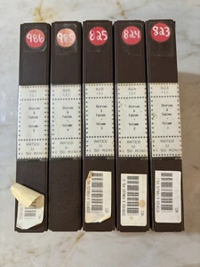 Disney Stories And Fables VHS Lot Volumes 1-5 Ex-Rental Video Electronics - Picture 1 of 8