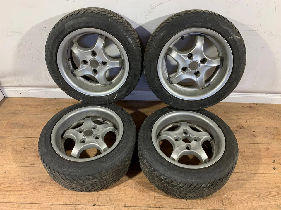 Brock Alufelgen Felgen 14 Zoll B 5714 Lochkreis 4x100 ET 25  BMW Opel VW . 7Jx14 - Bild 1 von 4