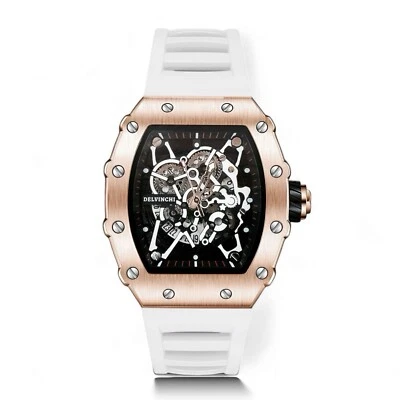 Mens Luxury/business Watch Day- Day Watch Rose Gold Watch White Strap - Image 1 of 4