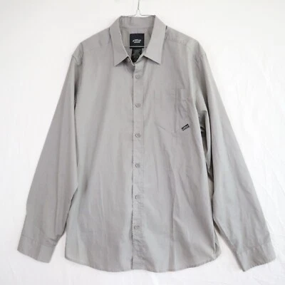 Alpinestars Shirt Mens Large Casual Pocket Button Up Gray Long Sleeve - Image 1 of 4