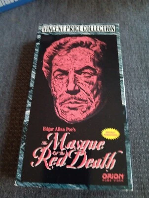 Masque Of The Red Death VHS Video  1994 Orion Vincent Price Collection Horror - Image 1 of 4
