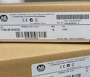 New Sealed AB 1756-IB16ISOE SER A ControlLogix 16 Isolated Point Module - Picture 1 of 2
