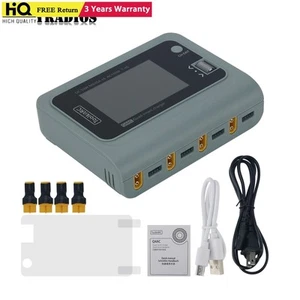 ToolkitRC Q4AC XT60 Output FPV Charger 1-4S 4CH AC100W/DC50Wx4 RC Drone Charger - Picture 1 of 7