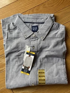 Gap Men's Button Down Long Sleeve Relaxed Fit Oxford Shirt - Picture 1 of 1