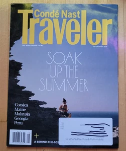 Conde Nast Traveler Magazine Soak Up the Summer Corsica Maine July August 2025 - Picture 1 of 5