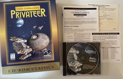 Wing Commander - Privateer PC CD-ROM - Electronic Arts - 1997 Big Box Vintage - Image 1 of 4