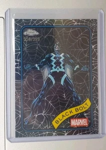 2025 Topps Chrome Marvel Spider Web Black Bolt #350/399 - Imagen 1 de 1