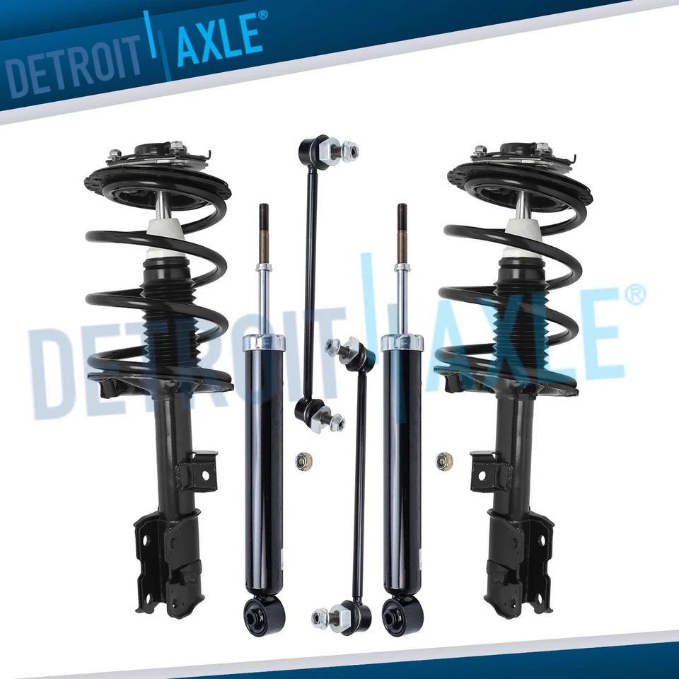 Kit de barras estabilizadoras de amortiguadores traseros de puntales de resorte delanteros para Infiniti FX35 FX45 2003-2008 Foto 1 de 4