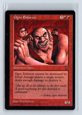 OGRE ENFORCER – MTG Magic the Gathering Card – Visions – Rare - Image 1 of 4