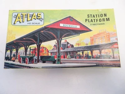 ATLAS 707 Station Platform Kit HO Scale Factory Sealed Tape Unbuilt / New - Image 1 of 2