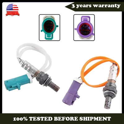 Set of 2 Oxygen Sensors For Ford Fiesta 1.6L L4 DOHC 2011 2012 2013 2014 2015 US - Image 1 of 4