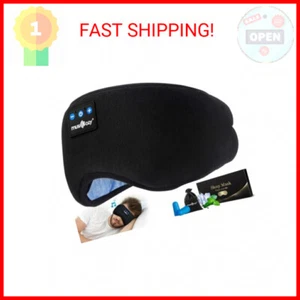 MUSICOZY Sleep Headphones Bluetooth 5.2 Headband Sleeping Eye Mask for Mom Women - Picture 1 of 2