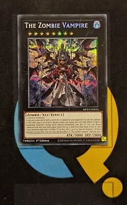 Tarjeta YuGiOh MP23-EN024 The Zombie Vampire Prismatic Secret rara 1ª Edición - Imagen 1 de 1