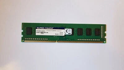 2GB DDR3-1333 SUPER TALENT W1333UA2GV 2GB256x8 CL9 Desktop Memory - Image 1 of 2