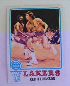 1973-74 Topps Basketball #117 Keith Erickson Lakers - NRMINT  - FLASH SALE