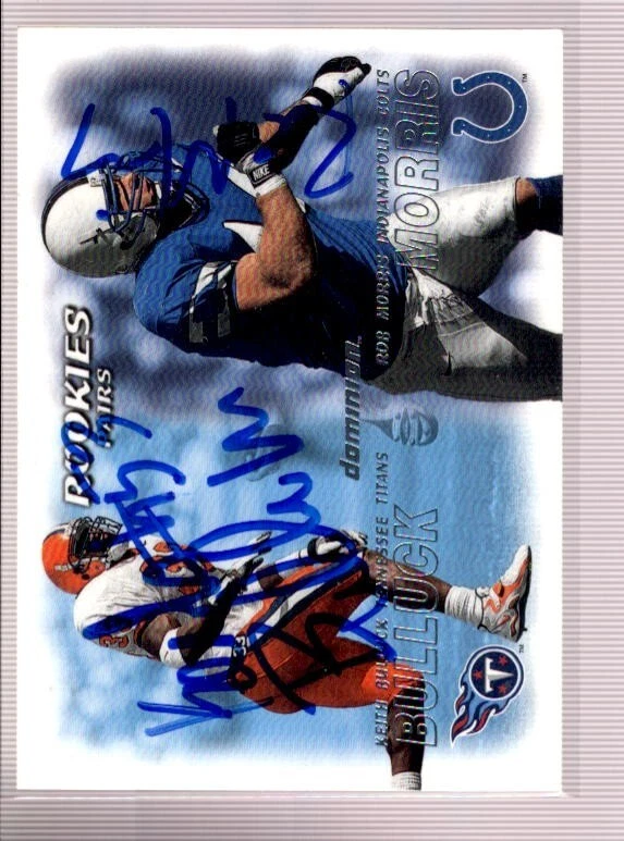 2000 FLEER SKYBOX DOMINION ROOKIES PAIRS BULLUCK/MORRIS AUTO #243 MINT FO8716 - Image 1 of 1