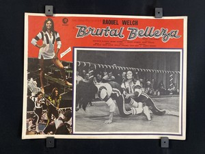 1972 Kansas City Bomber~RAQUEL WELCH~KEVIN McCARTHY~Auth. Mexican Lobby Card Art