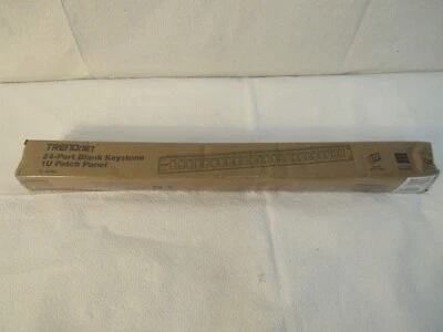 TRENDnet TC-KP24, 24-Port Blank Keystone 1U Patch Panel - Image 1 of 4