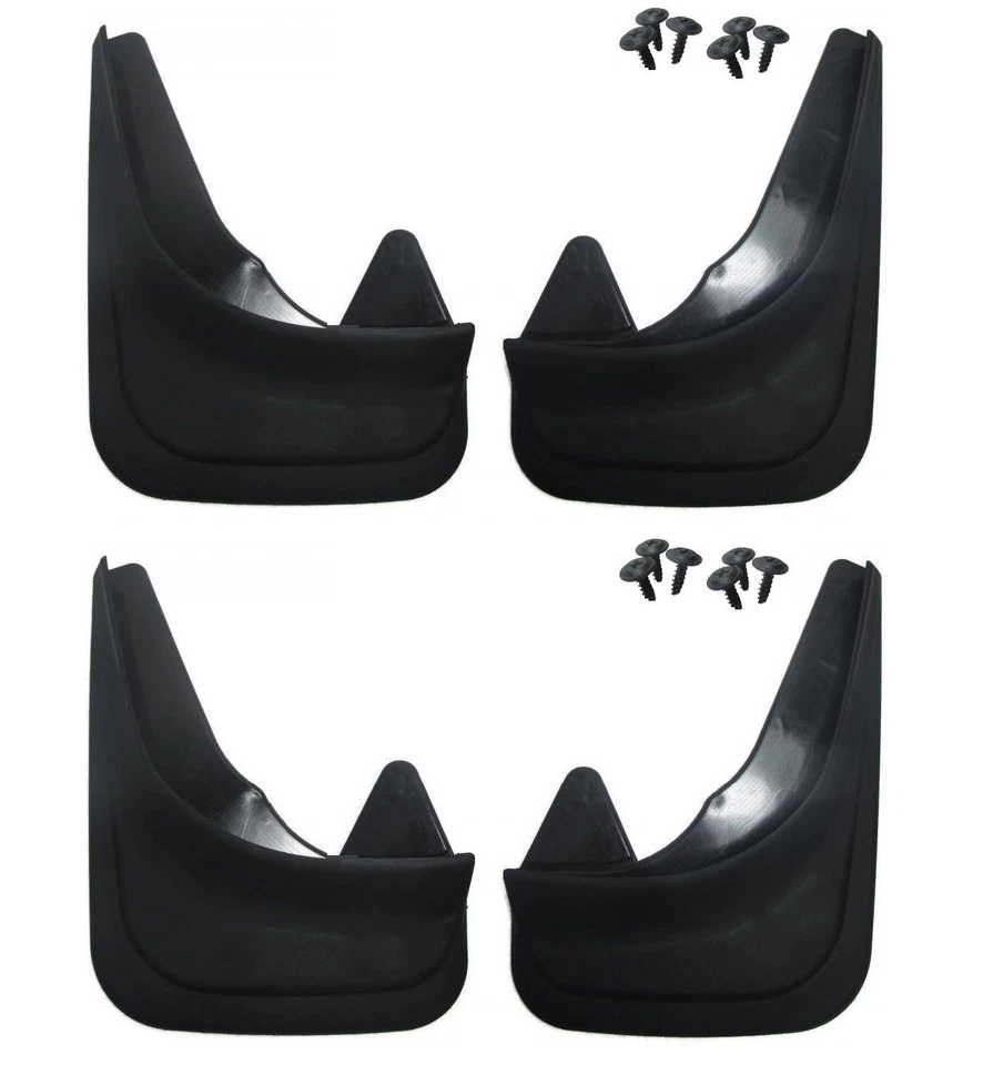 4 Moulded Universal Fit Mud Flap Mudflaps Front & Rear fits Mercedes Benz Model - Image 1 of 1