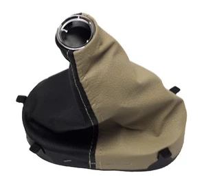 Chevrolet Corvette Manual Shift Boot Black Ebony Cashmere Leather Interior - Bild 1 von 6