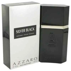 SILVER BLACK Azzaro Pour Homme Eau de Toilette Spray 3.4 oz/100ML NEW SEALED - Picture 1 of 1