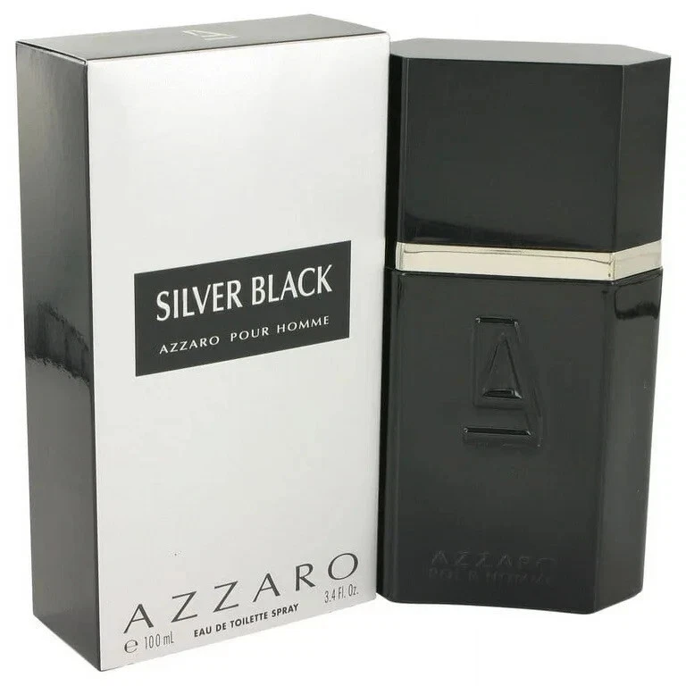 NEGRO PLATEADO Azzaro Pour Homme Eau de Toilette Spray 3.4 OZ/100ML NUEVO SELLADO Foto 1 de 1