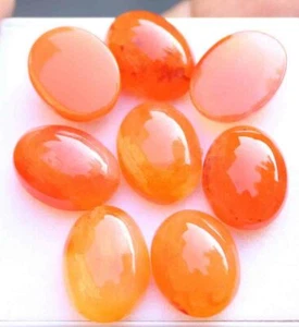 Hermosa piedra preciosa cabujón suelta naranja ovalada de cornalina natural de 70,8 quilates 12*16 mm - Imagen 1 de 3