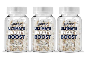 MOERIE Ultimate Beauty Boost Supplement - 180 Pills (3 Bottles) - Picture 1 of 3