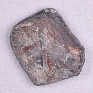 1700's Shipwreck Spanish Mexico 8 Reales Silver Colonial Pirate Cob 8R Coin - Picture 1 of 5