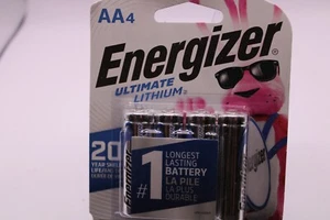 Energizer Ultimate Lithium AA Batteries - 4 Pieces - Picture 1 of 2