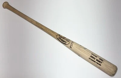 Bate de béisbol usado Louisville Slugger R161 de los Piratas de Pittsburgh Chris Gomez juego Foto 1 de 4