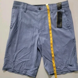 NWT O'Neill Blue Board Shorts Pinski Hybrid Size 30 21" - Picture 1 of 5