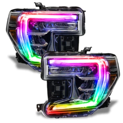 Oracle 19-21 GMC Sierra 1500 RGB+W Headlight DRL Upgrade Kit ColorSHIFT w/o Cntr - Image 1 of 4