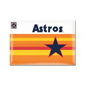 TWO (2) HOUSTON ASTROS, 2.5" X 3.5" METAL MAGNETS FROM WINCRAFT - Picture 1 of 2