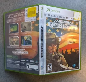 Conflict: Desert Storm (Microsoft Xbox, 2002) No Manual, Platinum Hits Game - Picture 1 of 6