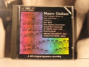 MAURO GIULIANI COMPLETE WORKS FOR FLUTE AND GUITAR CD - Imagen 1 de 1