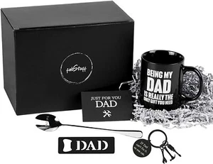 World's Best Dad Set - 5 Stück, Personalisiert 11oz Kaffeebecher "Being My Dad" - Bild 1 von 8
